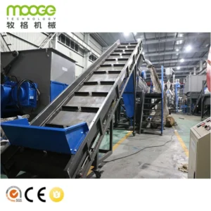 PET Plastic Bottles Crushing Washing Drying Recycling Washing Line PET Bottle Label Removing