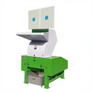 PET Plastic Shredder Machine Gearbox 7.5 kW Power Cross Cut Safety Lock Waste Plastic Recycling