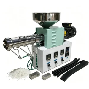 PLC Control Mini Lab Twin Screw Extruder for Pelletizing Lines