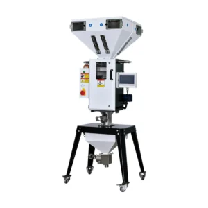 PLC Controlled Plastic Weigh Scale Gravimetric Batch Blender Mixer Machine