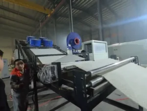 POE Air Fiber Single Screw Spinneret Mattress Production Line Air Weave Coil Extruder Machine Motor for Mattress Cushion Pillow
