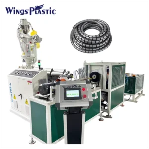 PP Electric Wire Hydraulic Hoses Sleeve Extrusion Line Making PP Spiral Hose Cover Machine
