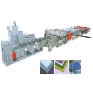 PP PC Hollow Profile Sheet Production Line with Twin Screw Extruder for Profile Sheet Extrusion