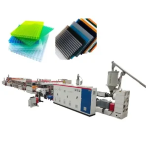 PP PC PE Plastic Hollow Plate Sheet Acrylic Transparent Packaging Building Construction Extrusion Machine Line