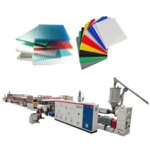PP PC PE Plastic Hollow Sheet Packaging Box Grid Corrugated Honeycomb Template Extruder Production Machine