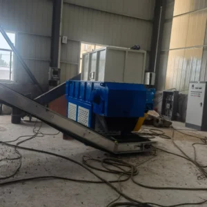PP PE Film Woven Bags Single Shaft Shredder Machine