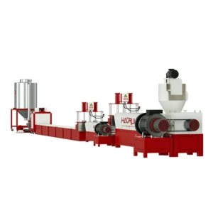PP PE HDPE LDPE LLDPE Double Stage Plastic Recycling Pelletizing Machine Plastic Granules Making Machine