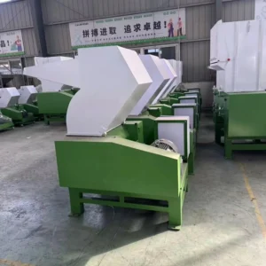 PP PE PET HDPE Plastic Granulator Production Line Waste Recycling Machine with Gearbox High Carbon Steel Blades and Safety Lock