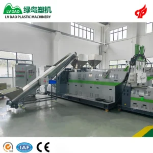 PP PE PS ABS PC Plastic Recycling Pelletizing Machine Line Two Stages Recycled Plastic Machine Granulator