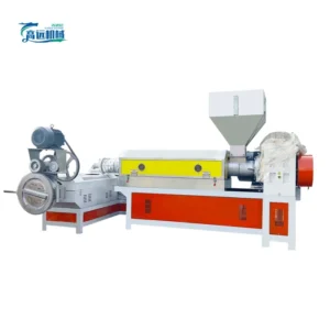 PP PE PS ABS Single Screw Pelletizing Extruder Pelletizer Line Double Stage Plas Granulators Waste Plastic Recycling Machine
