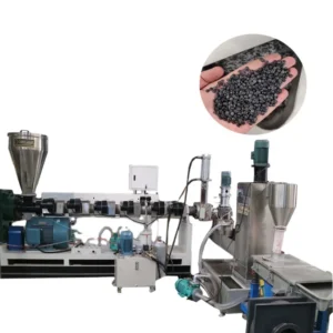 PP PE Plastic Waste Single Double Stage Water Ring Strand Pelletizing Machine Granulator Production Line 75 75