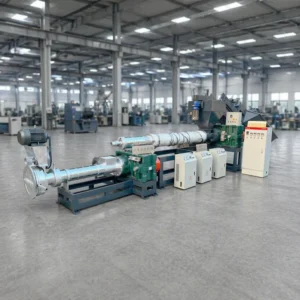 PP PE Recycle Plastic Granules Making Machine Single Screw Plastic Pelletizer Waste Film Woven Bag Recycling Granulating Line