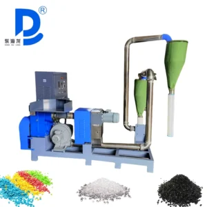 PP/PE Waste Bottle Recycling Machine Granulation Line 50-70kg/h Output 75mm Screw Diameter 8:1 L/D Ratio Easy Operation