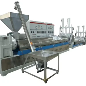 PP PE Waste Plastic Recycling Hard Material Double Stage Pelletizing Line Plastic Granules Production Line