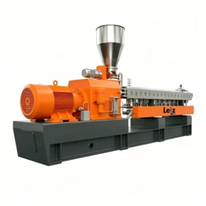 PP PVC Granules Extruder Film Blowing Machine PLC Plastic Extruder Machine High Production Capacity