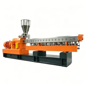 PP PVC Granules Extruder Film Blowing Machine PLC Plastic Extruder Machine High Production Capacity