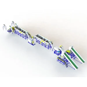 PP Woven Sack Recycling Washing Line with Plastic Squeezing Dryer Dewatering Machine Bale Opener Automatic