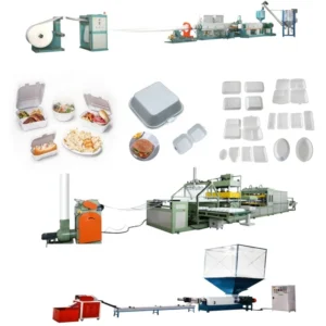 PS Foam Food Box Making Machine Disposable Styrofoam Pate Lunch Box Manufacturer Machine
