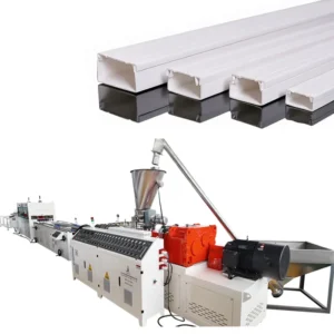 PVC Cable Trunking Profile Extrusion Machine Electrical Cable Trunking Production Line