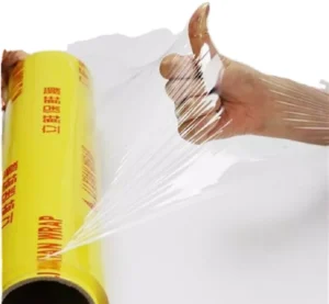 PVC Cling Film for Food Wrap One Roll Production Line Making Machine Extruder Jumbo Rolls 1500 m * 11 Micron