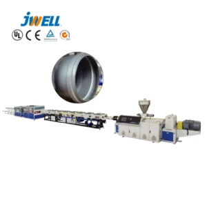 PVC Dual Pipe Plastic Extruder Extrusion Machine Line
