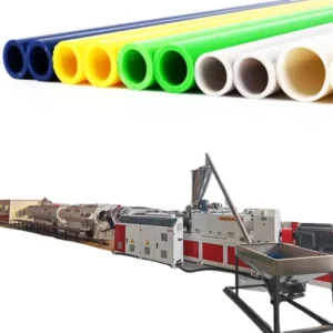 PVC Electric Conduit Pipe Extrusion Production Line High Speed Double screw Co rotating Twin screw Motor Filament Wire Bar