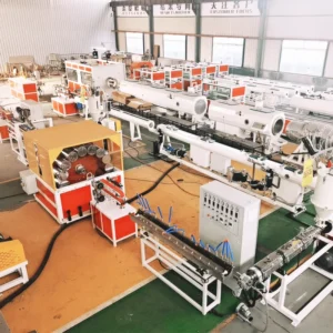 PVC Fiber Reinforced Hose Extrusion Line Plastic Soft Pipe Making Machine Garden Hose Production Line