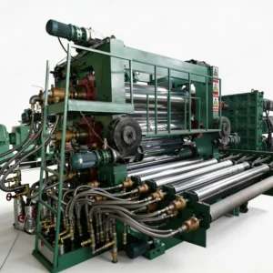 PVC Film 3 4 5 6 7 Roller Calender Line with Gear and Pump Long Service Life