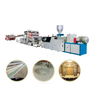 PVC Marble Sheet Making Extruder Machine for Indoor Room Decoration
