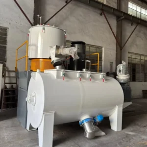PVC PE Raw Material Mixer and Plastic Vertical Plastic Powder Mixing Machine Unit