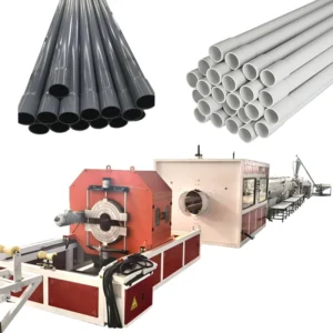 PVC Pipe Extrusion Line Underground Drainage PVC Pipe Making Machine