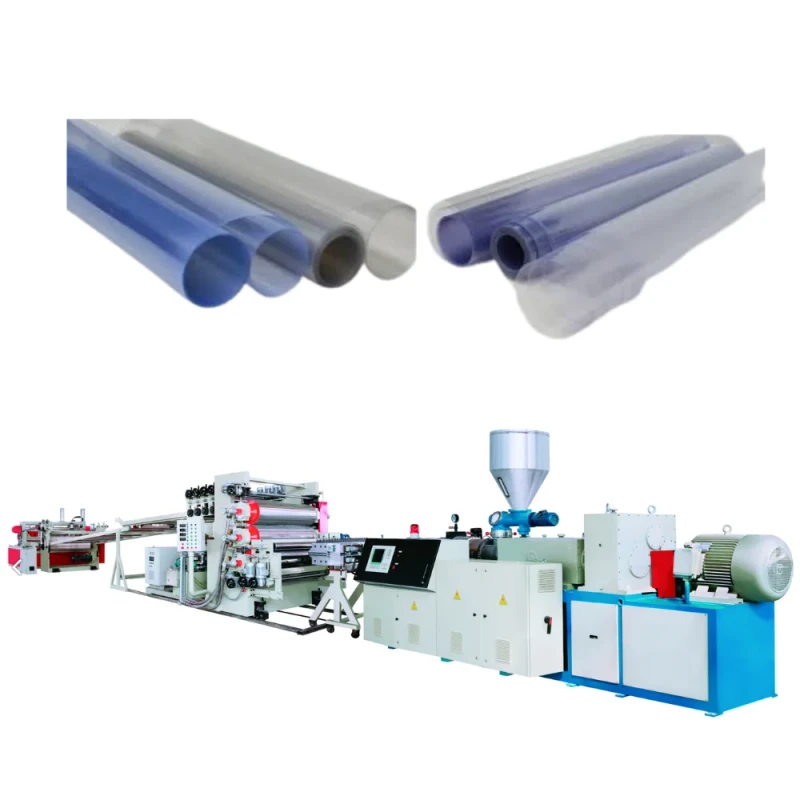 PVC Plastic Sheet Transparent Blister Folding Box Rigid Film Single Screw Extruder Production Making Machine