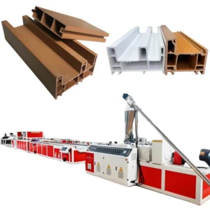 PVC Profile Making Machine Plastic PVC Window and Door Profile Extrusion Line
