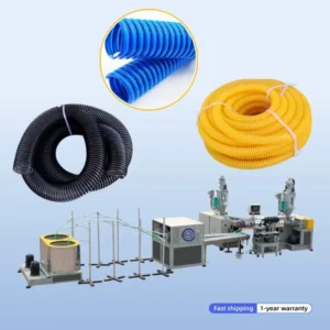 PVC Rib Spiral Soft Hose Suction Water Pipe Plastic Extruder Semi Automatic 4000T Capacity Multifunctional High Accuracy