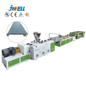 PVC Shaped Wide Board Plastic Extruder Extrusion Machine Line