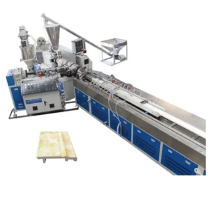PVC Stone Plastic Profile Extrusion Machinery pvc Artifical Marble Sheet Production Line