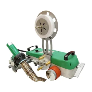 PVC Tarpaulin Tape Welding Machine UV Backlit Seamless Welder Webbing Hot Air TPO PE Welding Machine