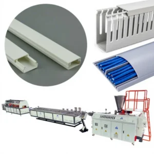 PVC Trunking Profile Extrusion Production Line for Interior Decoration PVC Electric Cable Trunking Making Machine Extruder