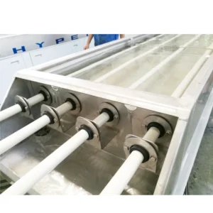 PVC Two Station Production Line Twin Screw Extruder for Double Outlet Station Cable Conduit Production Line PVC Pipe