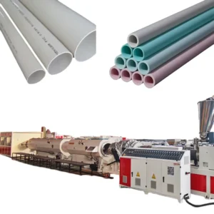 PVC UPVC CPVC Plastic Pipe Extrusion Production Line Industrial Pipe Making Machine Co-rotating Twin-screw Filament Straw Plates