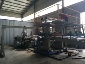 PVC Vinyl Flooring Sheets Single Screw Extrusion Production Line for Floor & Noodle Mat