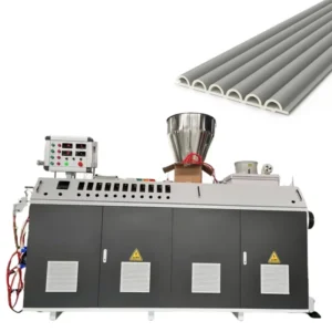 PVC WPC Profile Board Extruder Wood Plastic Door Frame Decking Wall Panel Floors Fence Hollow Sheet Extrusion Making Machine