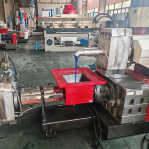 PYM SJ125 110 120kg/hr Non-woven Fabric Material Water Strand Pelletizer Granulator PE PP PS ABS HDPE EPS Pump Recycling Machine