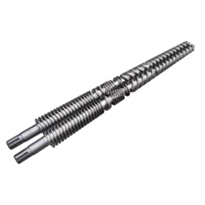 Parallel Extruder Screw Barrel Conical Twin Screw and Barrel for Extruder and Sizing Measuring Service Free