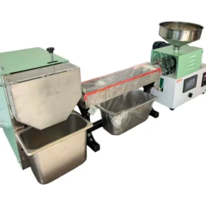 Parallel Twin Screw Desktop Extruder Pelletizer Production Line Plastic Extrusion 0.1 2KG hour 300C