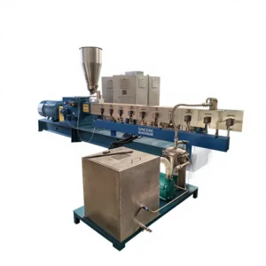 Parallel Twin Screw Pelletizing Machine Plastic Recycling Water Strand Cutting Pelletizer Granules Making Machine