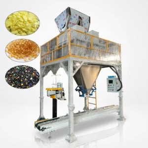 Pellet Bagging Machine Belt Feeding Open Mouth Premade Pouch Bag Packaging Machine for Chemical Industry