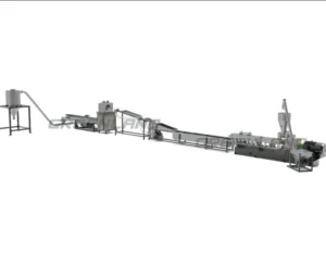 Pelletizer Compound Machine Fiber Glass PA Plastic Pellets Making Machine Parallel Twin Screw Extruder