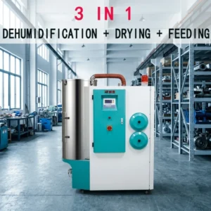 Pengqiang ZILI 300KG Honeycomb Dehumidifying Dryer 3 in 1 Plastic Resin Dryer for PET PC PA Materials