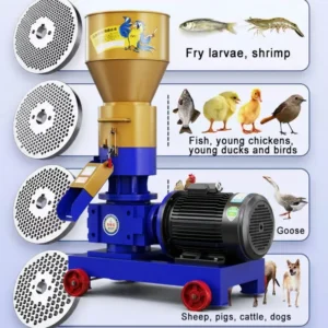 Pig Cattle Chicken Poultry Livestock Feed Pellet Making Machine 200kg/h for Animal Feed Pellet Machine Without Motor